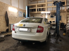 Установка ГБО на SKODA Rapid