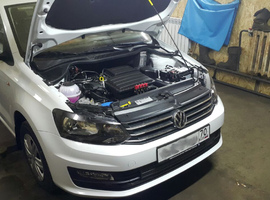 Установка ГБО на VW Polo